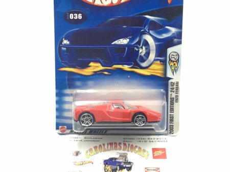 2003 hot wheels #36 Enzo Ferrari w Protector Discount