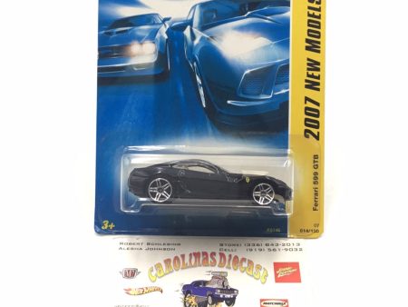 2007 Hot wheels #14 Ferrari 599 GTB Black Sale