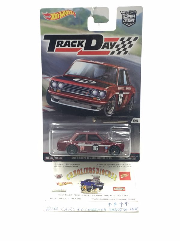 Hot wheels Track Day Datsun Bluebird 510 5 5 B5 For Discount