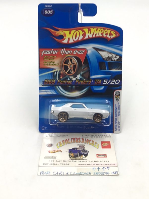 2005 Hot Wheels #5 1969 Pontiac Firebird FTE 53F Online now