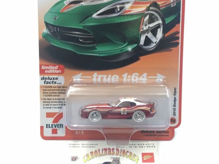 Auto world 7-Eleven 7-11 2012 Dodge Viper ultra red chase For Cheap