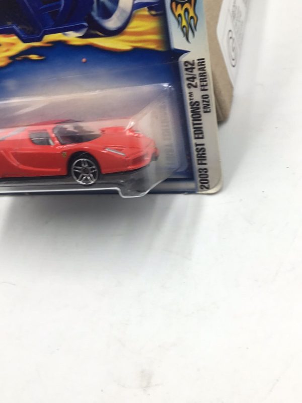 2003 hot wheels #36 Enzo Ferrari w Protector Discount