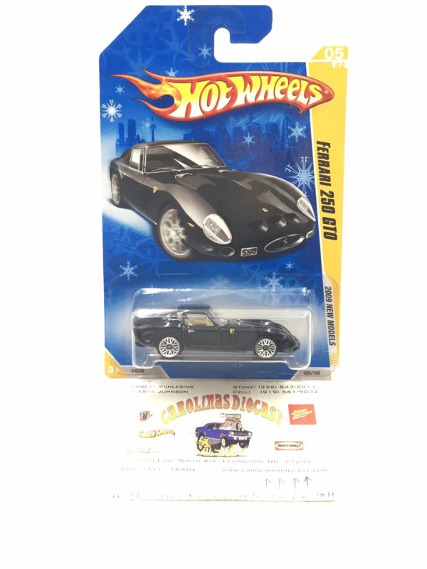 2009 Hot Wheels Target snowflake card #5 Ferrari 250 GTO with protector Discount