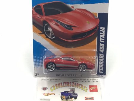 2012 Hot wheels #130 Ferrari 458 Italia SS4 Online