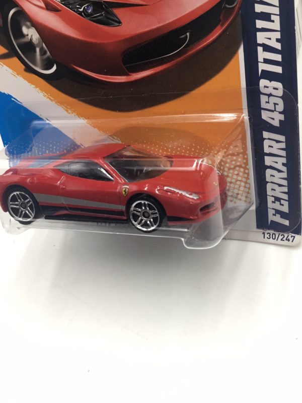 2012 Hot wheels #130 Ferrari 458 Italia SS4 Online