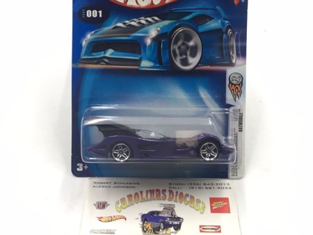 2004 Hot Wheels Batmobile black base BB3 on Sale