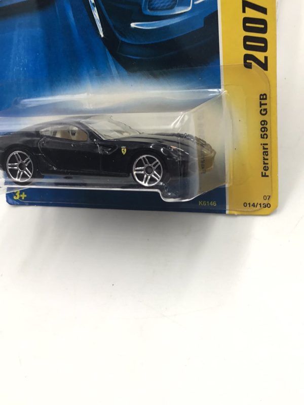 2007 Hot wheels #14 Ferrari 599 GTB Black Sale