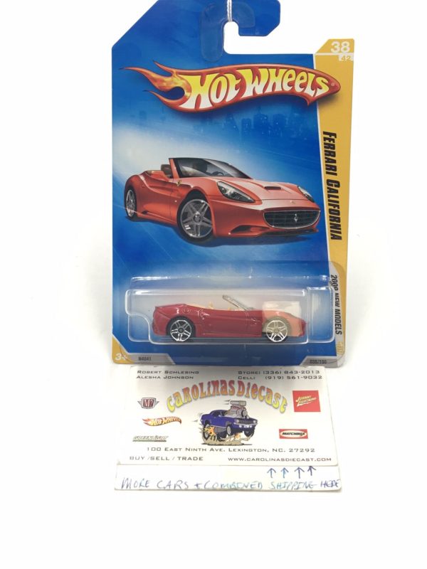 2009 Hot Wheels #38 Ferrari California For Sale