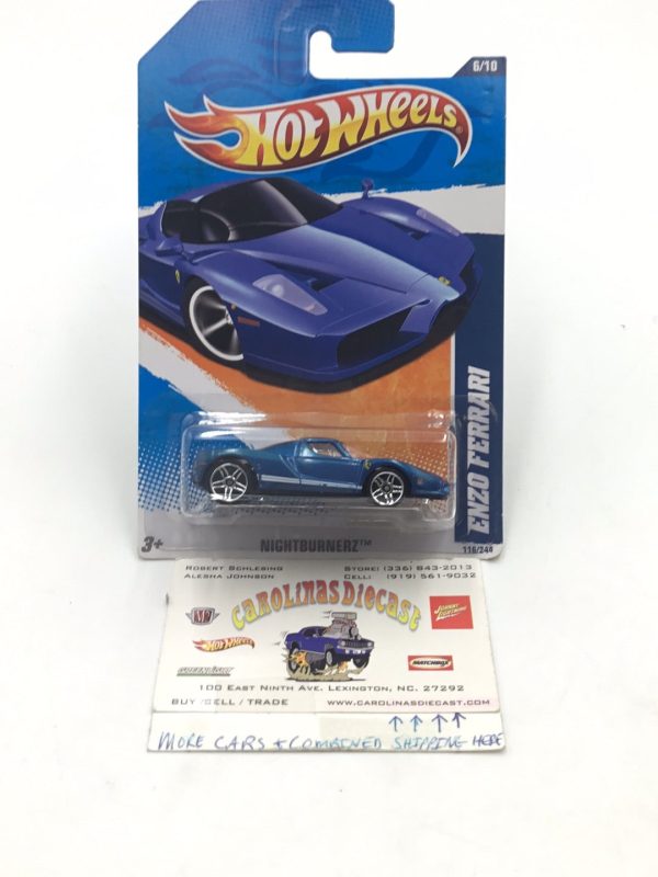 2011 hot wheels Walmart #116 Enzo Ferrari w protector For Discount