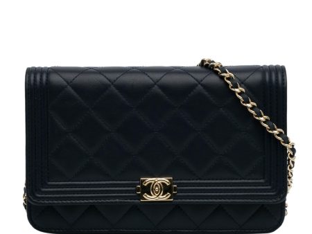 Chanel Boy Wallet On Chain (rJw1jW) Online Hot Sale