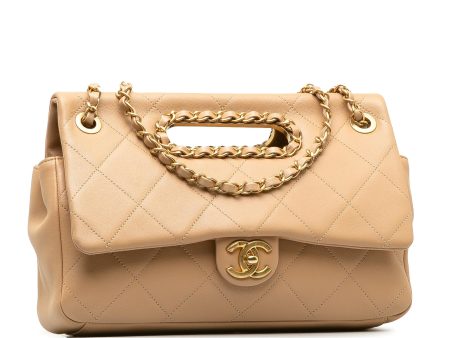 Chanel A Real Catch Lambskin Satchel (mZDJD0) Online